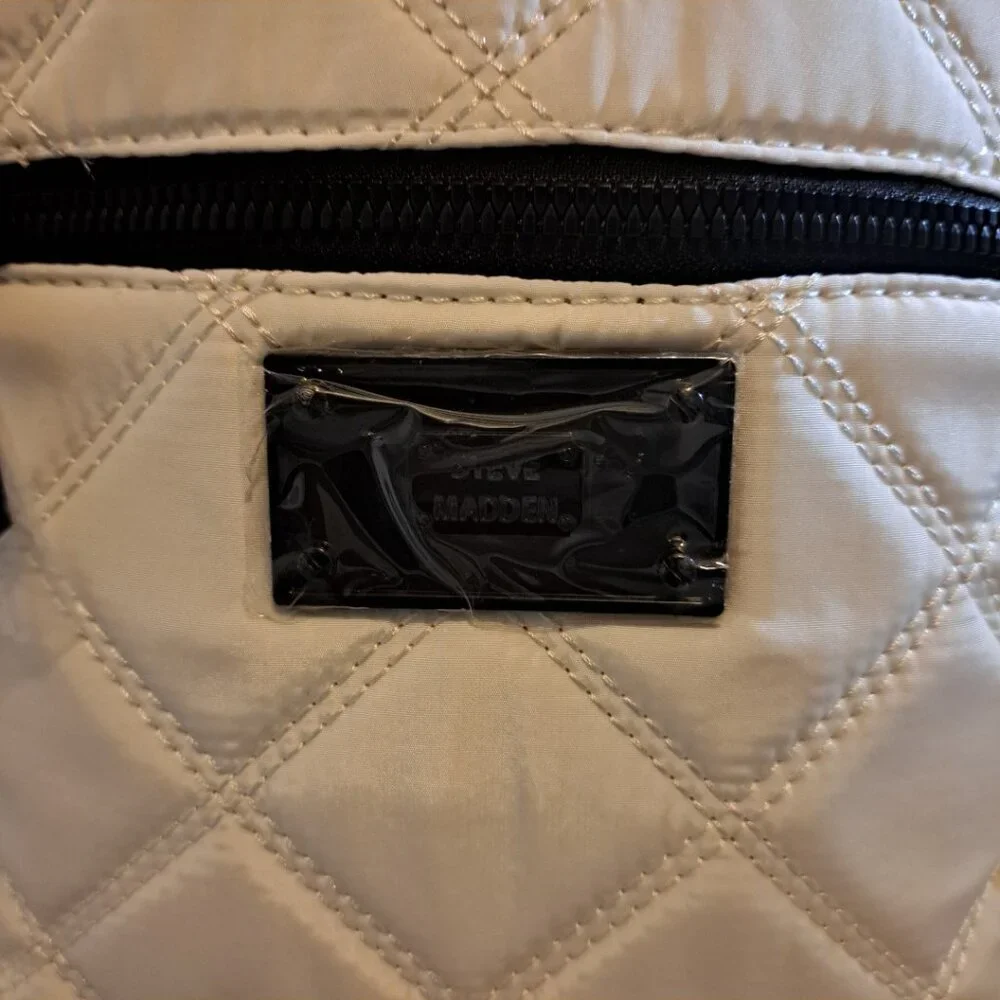 Steve Madden BDrake Crossbody Black and White Bag NWT - Picture 5 of 10